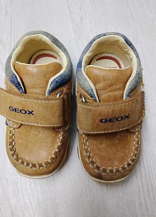 Шкіряні мокасини / кросівки geox, 19 р