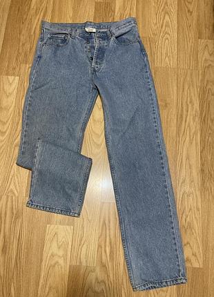 Джинси чоловічі jeans house original світло-блакитні w33/l32 бавовна