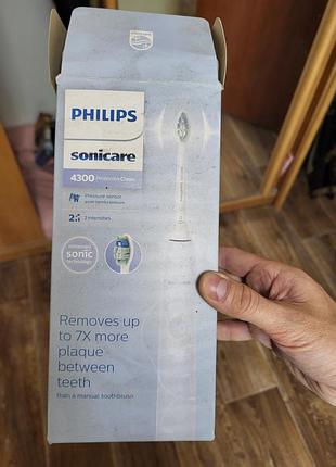 Зарядний пристрій philips sonicare 4300 protectiveclean, білий 2