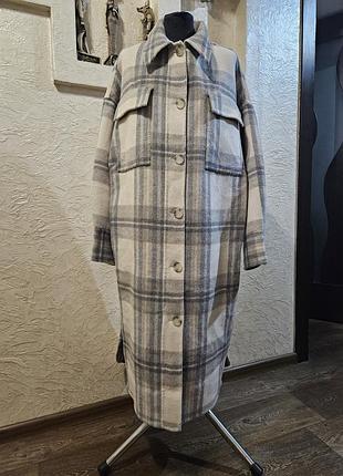 Пальто  шерсть  и алтпака wool brend h&m