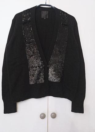 Вовняний кардиган in wear