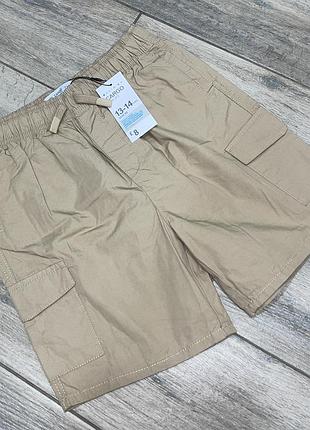 Хлопковые шорты карго для мальчика denim co 13-14роков