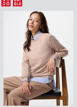 Cветр з вовни мериноса uniqlo