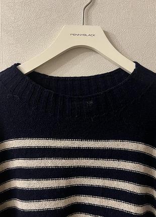 Toast textured stripe sweater wool 5