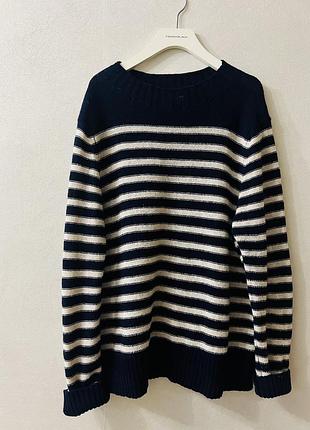 Toast textured stripe sweater wool 3