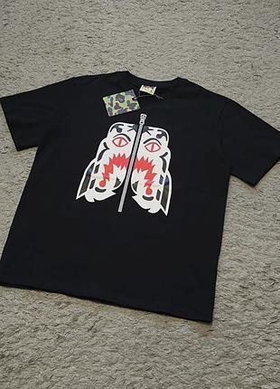 Футболка чоловіча bape tiger чорна