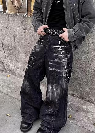 Джинси чоловічі sk8 y2r baggy чорні