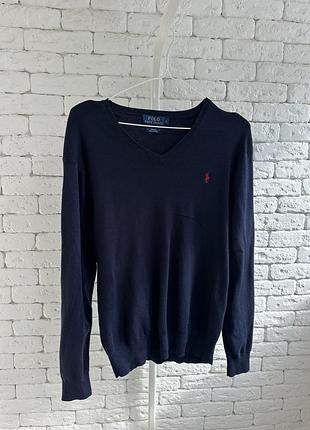 Светр унісекс polo ralph lauren синій