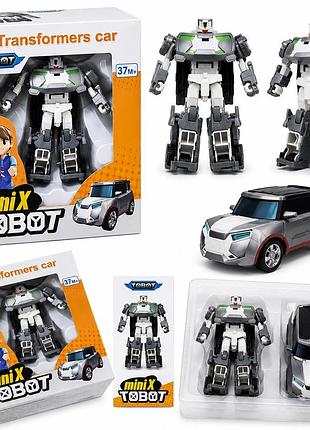 Трансформер tobot mini - робот- трансформируемая машинка (3+) (g483197-a1x-grey)