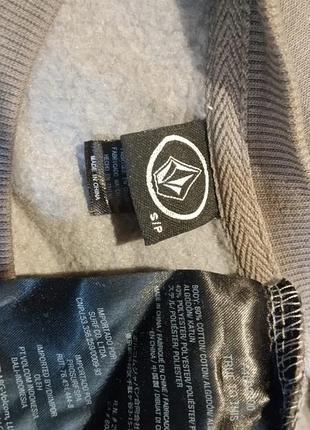 Мужской свитшот с начесом volcom 3