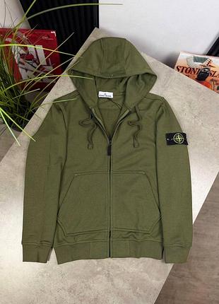 Чоловіче худі stone island зіп-худі