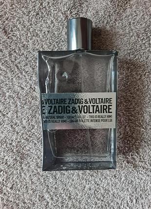 Туалетна вода zadig & voltaire this is really him! 95 мл для чоловіків
