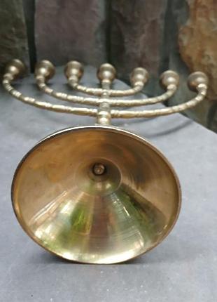 Аравий бронзовый семисвечник. 7