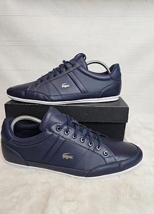 Шкіряні кросівки lacoste 47 розмір