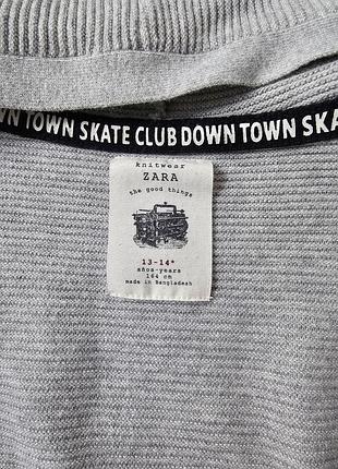 Кардиган для підлітків zara сірий 5