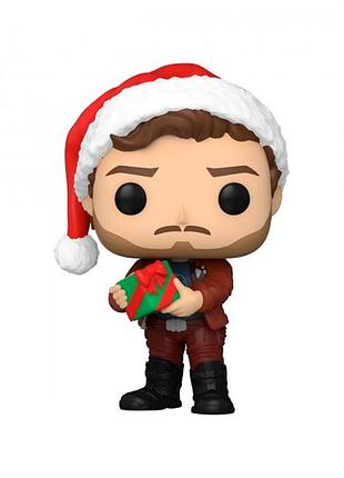 Ігрова фігурка funko pop! серії вартові галактики: holiday special – зоряний лорд
