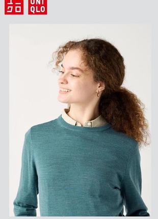 Cветр з вовни мериноса uniqlo
