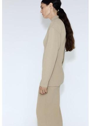 Нова подовжена кофта zara 7