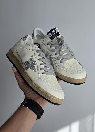Golden goose ball star  
• milk / silver •