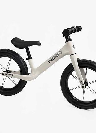 Велобег corso 14" d-3261-45 беговел нейлоновая рама, нейлоновая вилка, надувные колеса 14’’