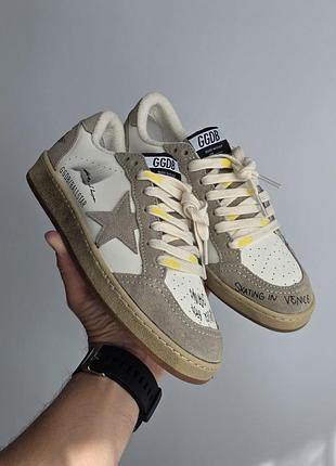 Golden goose ball star  
• milk / taupe •