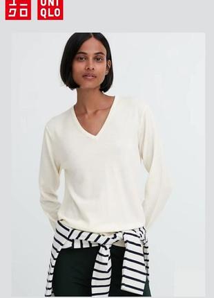 Cветр з вовни мериноса uniqlo