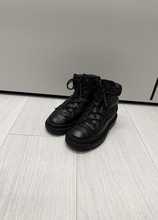 Черевики для дівчинки zara чорні 31 розмір