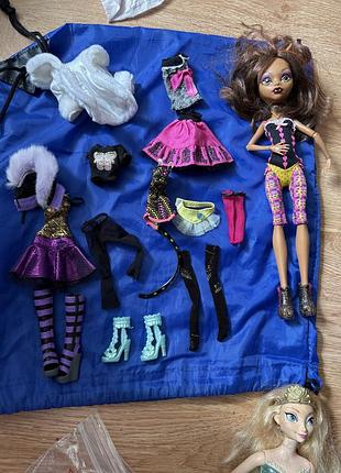 Лялька для дівчинки monster high з аксесуарами