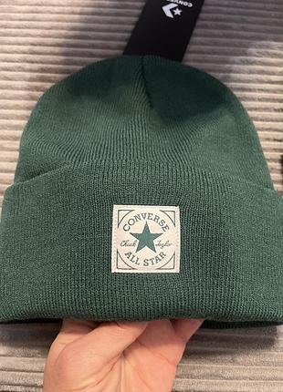 Шапка converse chuck patch beanie. оригінал 4