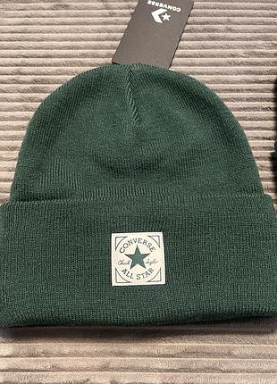 Шапка converse chuck patch beanie. оригінал 3