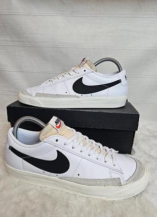 Кросівки nike blazer low '77 vintage white black 42.5 розмір