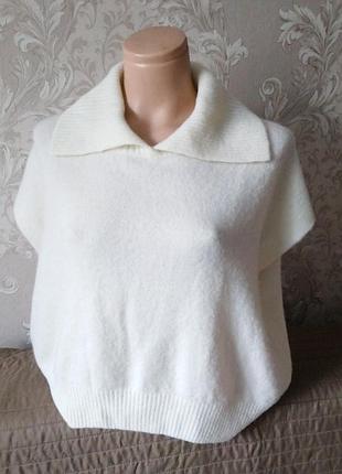 Светр, безрукавка 30%альпака, m/l