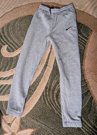 Спортивні штани жіночі nike флісові сірі