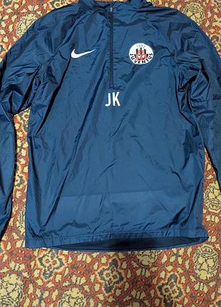 Вітрівка чоловіча nike academy 18 shield drill top синя, розмір s