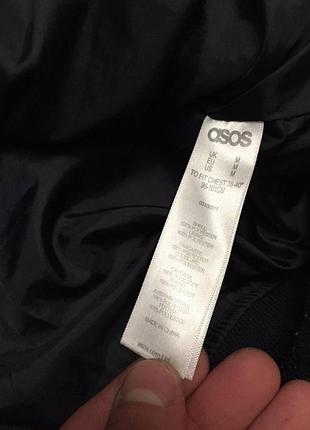 Куртка чоловіча asos бомбер темно-синя 5