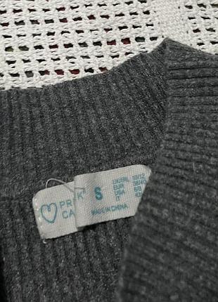 Красивий сірий гольф в рубчик від primark 3