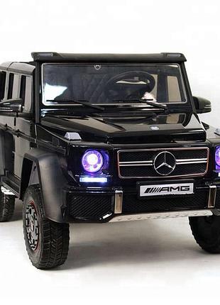 Детский электромобиль mercedes amg 2-х местный, 4×4, 4 мотора по 350w, 2×12v 10ah (g63 abl-1801)