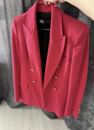 Жакет жіночий zara фуксія