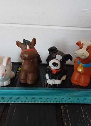 Набор фигурки домашние животные серии fisher price little people