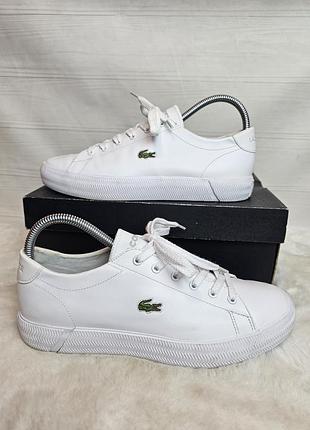 Шкіряні кросівки lacoste 41 розмір