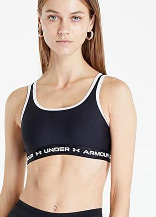 Топ жіночий under armour crossback mid solid bra чорний, розмір s