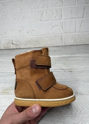 Классные зимние теплые детские ботиночки ecco crepetray mini gtx gore-tex 753431-57624