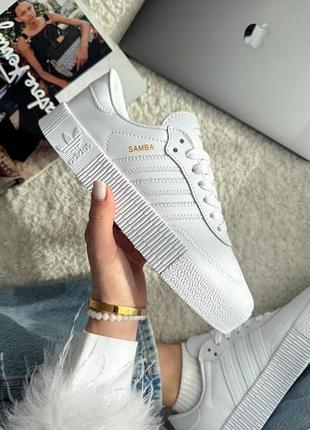 Стильні кросівки samba white 🤍