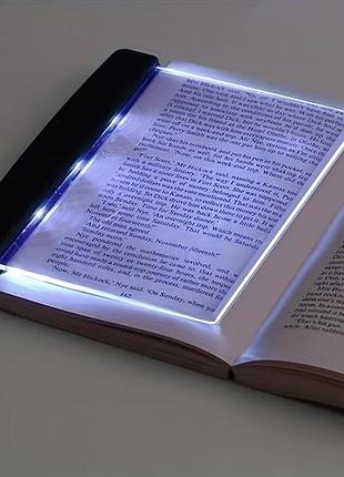 Світильник led-панель для читання, компактний, на батарейках aaa 2