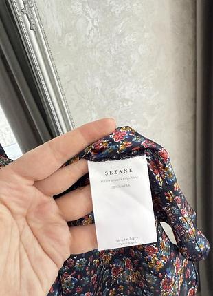 Блуза sezane 100% шовк 10