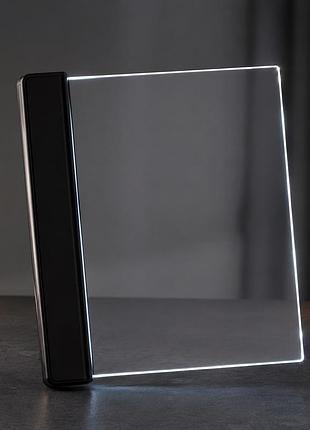 Світильник led-панель для читання, компактний, на батарейках aaa 4