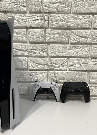 Ігрова приставка sony playstation 5 disc 825 gb+ 2 джойстика + ігри