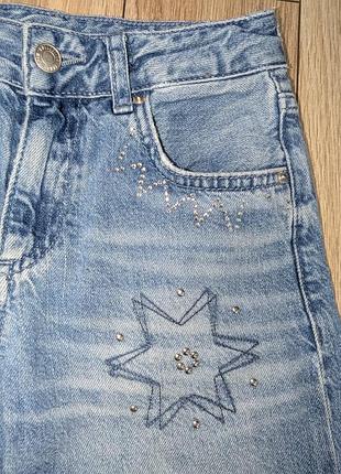 Прямые широкие джинсы zara 4