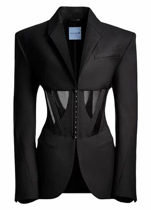 Піджак блейзер mugler x h&m 2
