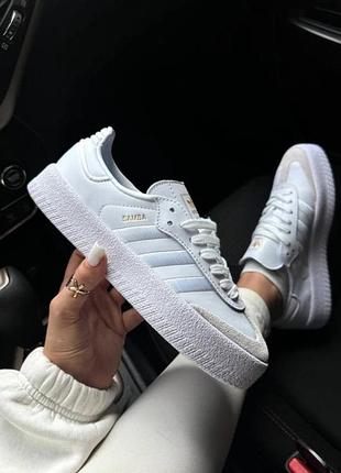 Стильні кросівки adidas samba white 🤍